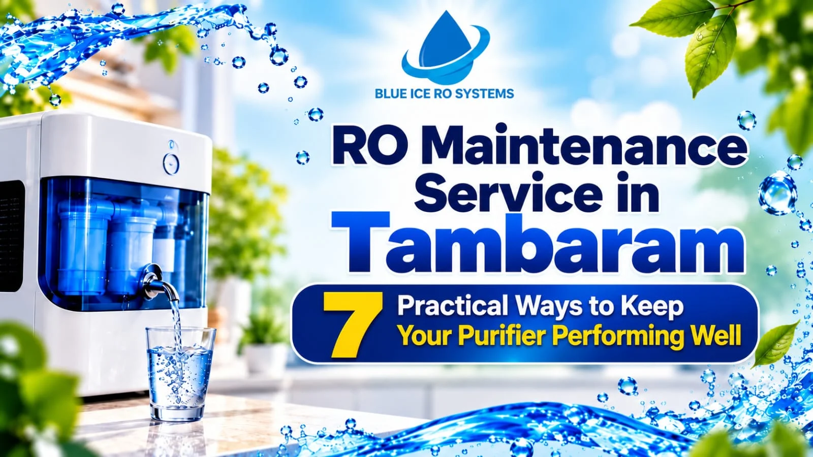RO Maintenance Service in Tambaram for a domestic water purifier