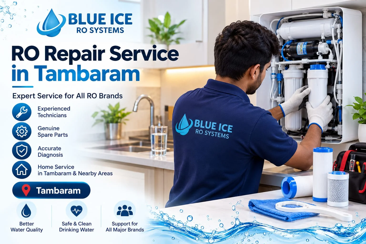 RO Repair Service in Tambaram for professional water purifier inspection and repair